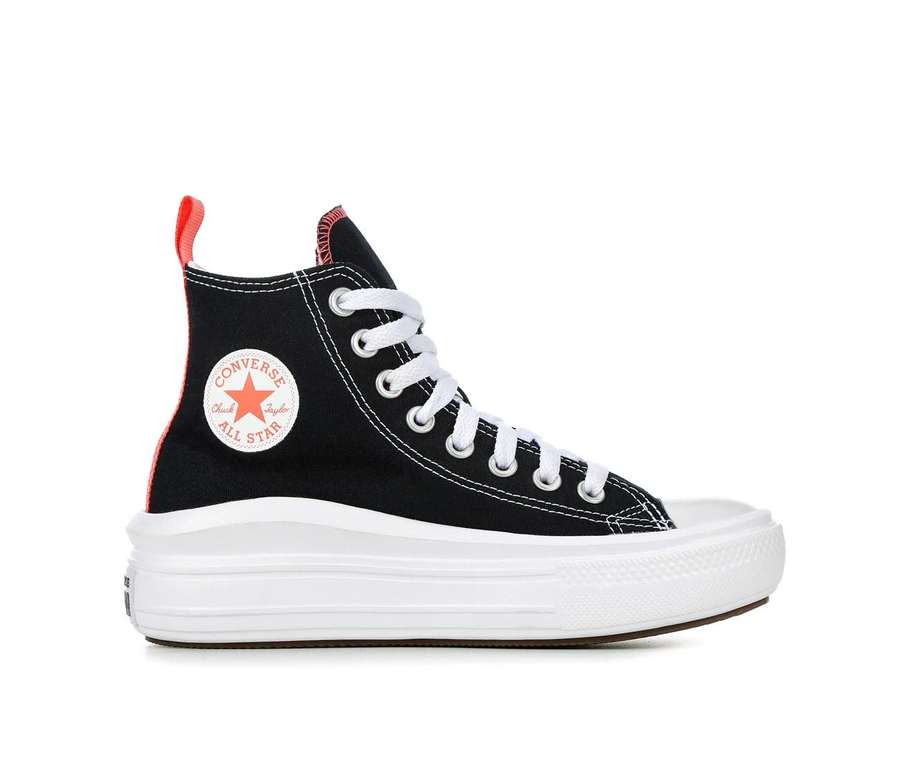 Girls' Converse Little Kid Chuck Taylor Move Platform Sneakers 2 Girls' Converse Little Kid Chuck Taylor Move Platform Sneakers - Image 2