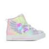Girls' Skechers Toddler Twinkle Sparks Wing Charm Light-Up High-Top Sneakers