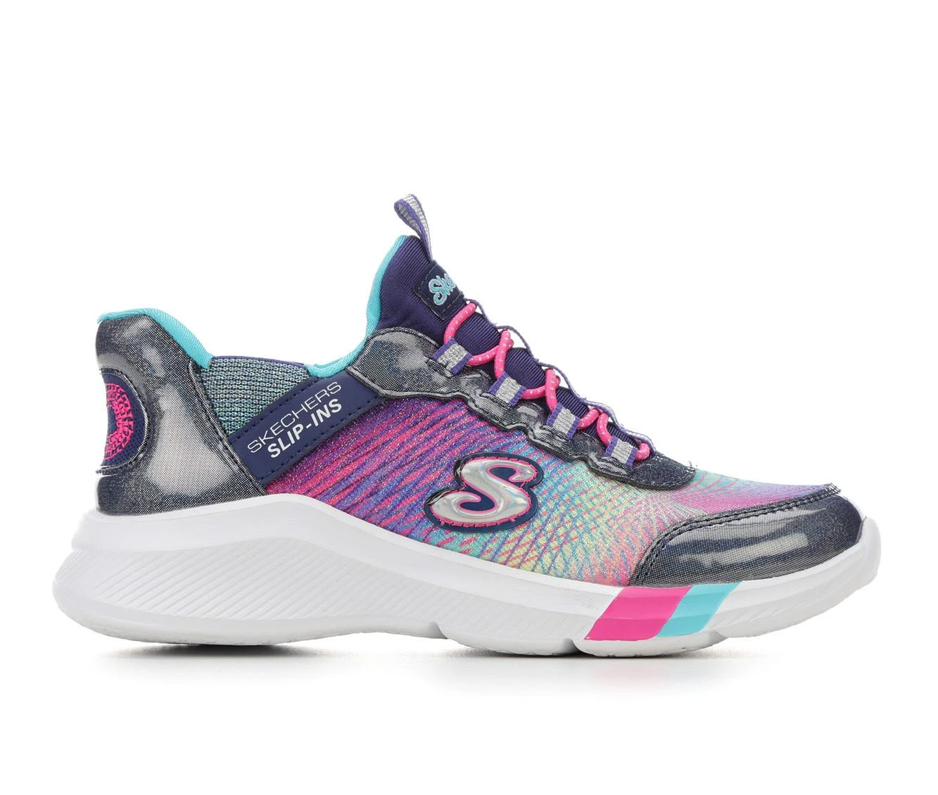 Girls' Skechers Little Kid & Big Kid Dreamy Lites Slip-ins Running Shoes 2 Girls' Skechers Little Kid & Big Kid Dreamy Lites Slip-ins Running Shoes - Image 2