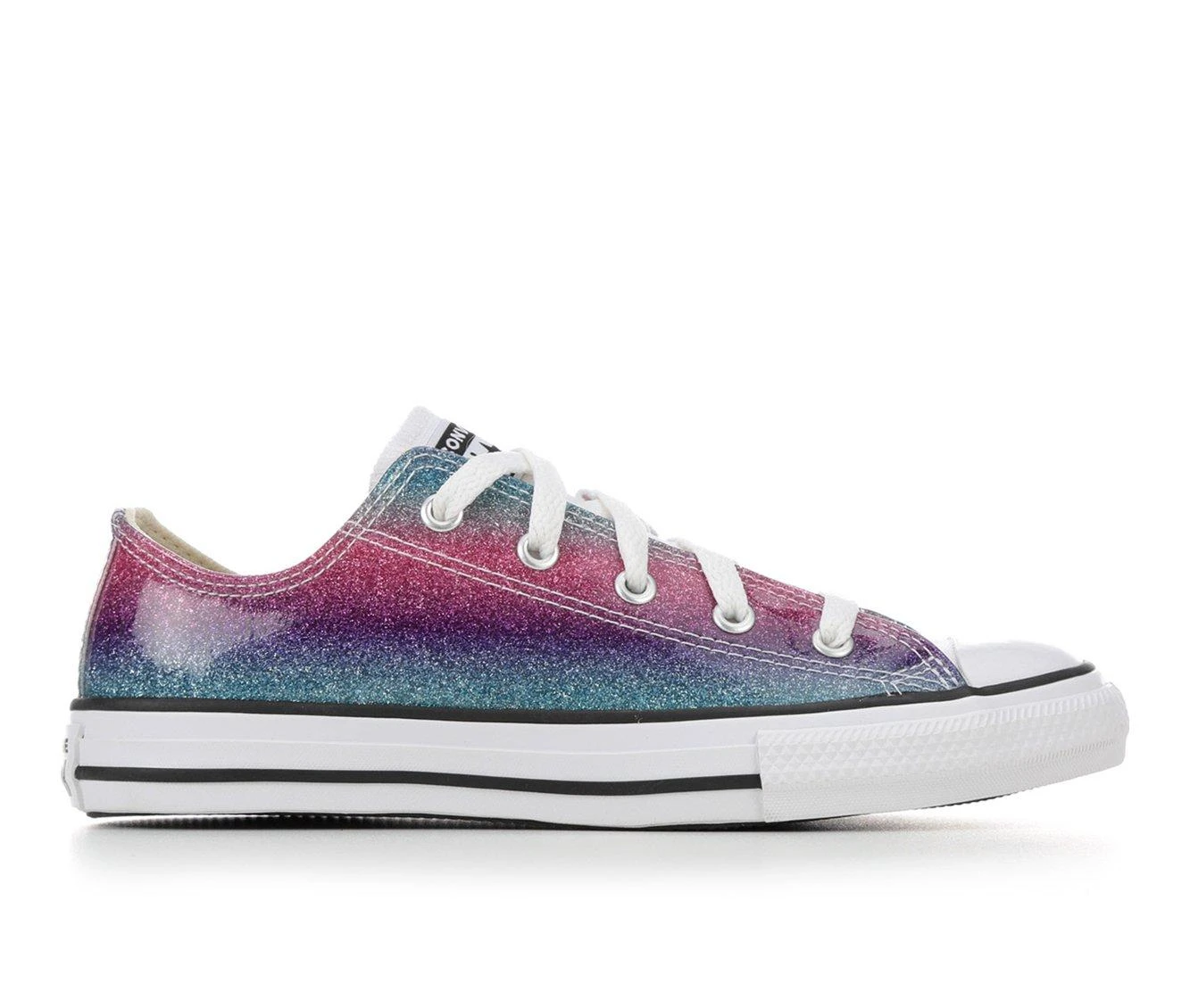 Girls' Converse Little Kid Chuck Taylor All Star Glitter Drip Sneakers 1 Girls' Converse Little Kid Chuck Taylor All Star Glitter Drip Sneakers