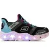 Girls' Skechers Little Kid & Big Kid Adapt Galaxy Lites Slip-Ins Light-Up Sneakers