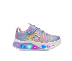 Alternative view of Girls' Skechers Toddler Flutter Heart Lights Loves Light-Up Sneakers