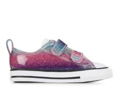 Girls' Converse Toddler Chuck Taylor All Star 2V Glitter Drip Sneakers -Shoe Carnival Sales 1 239