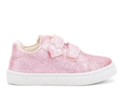 Alternative view of Girls' Olivia Miller Toddler Shimmering Heart Sneakers