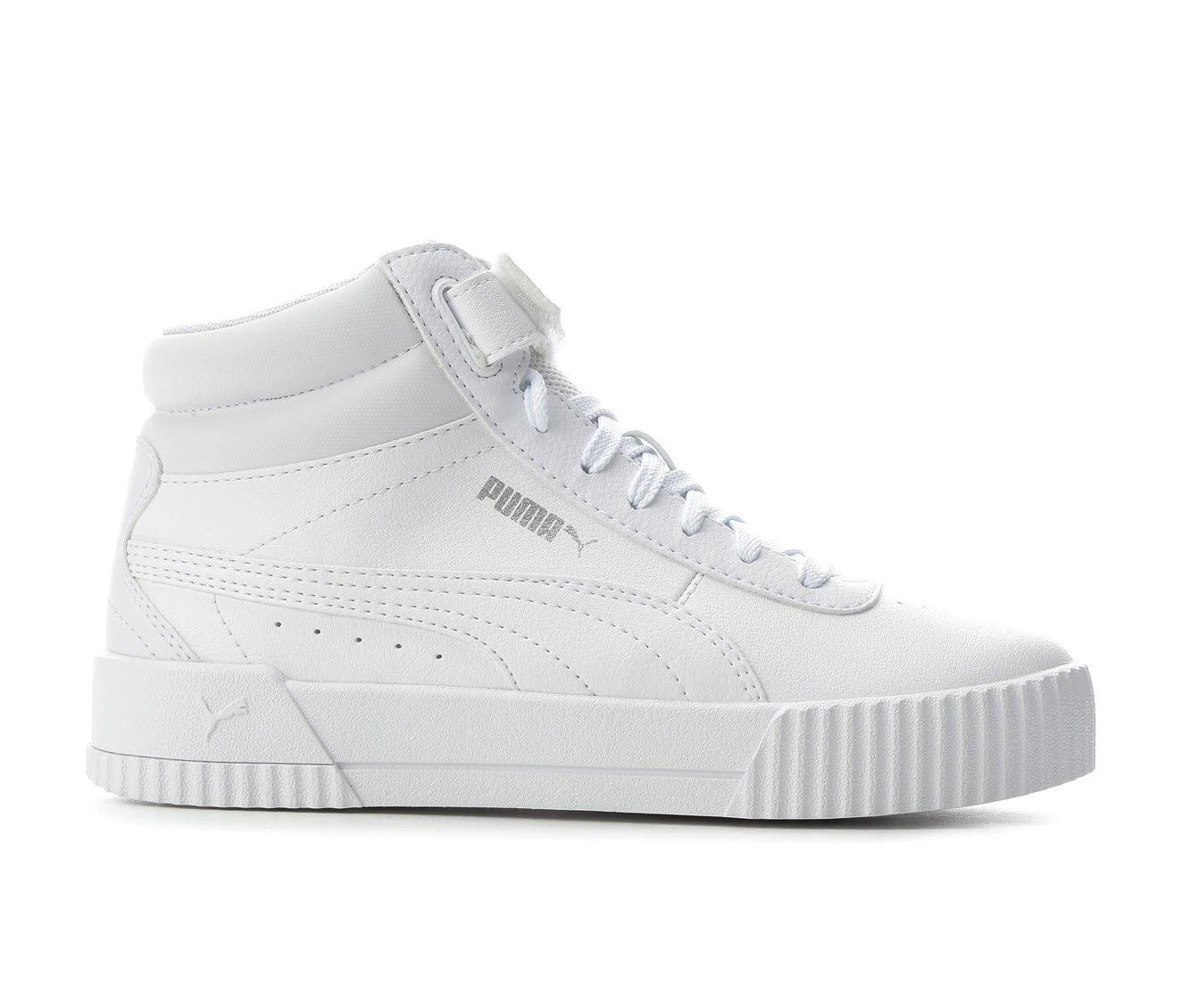 Girls' Puma Big Kid Carina Mid Jr Sneakers 2 Girls' Puma Big Kid Carina Mid Jr Sneakers - Image 2