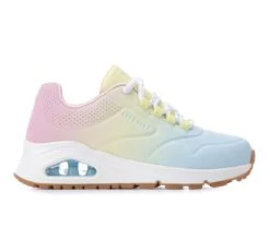 Girls' Skechers Little Kid & Big Kid Uno Gen 1 Spectrum Wedge Sneakers