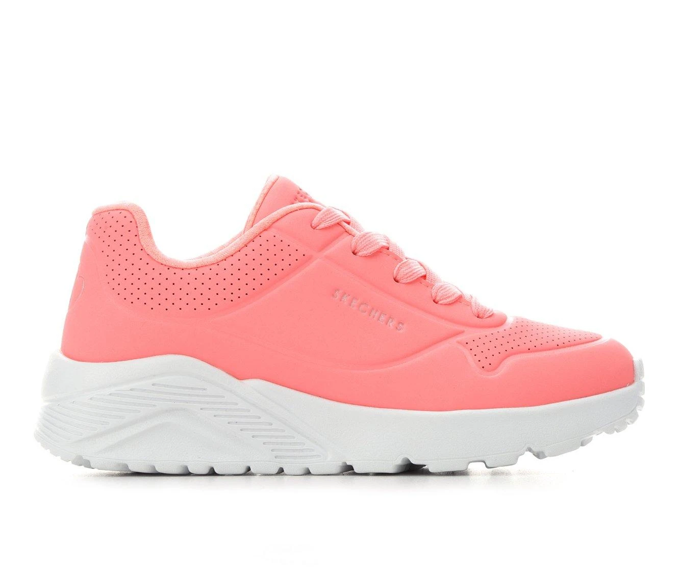 Girls' Skechers Little Kid & Big Kid Uno Lite In My Zone Wedge Sneakers 1 Girls' Skechers Little Kid & Big Kid Uno Lite In My Zone Wedge Sneakers
