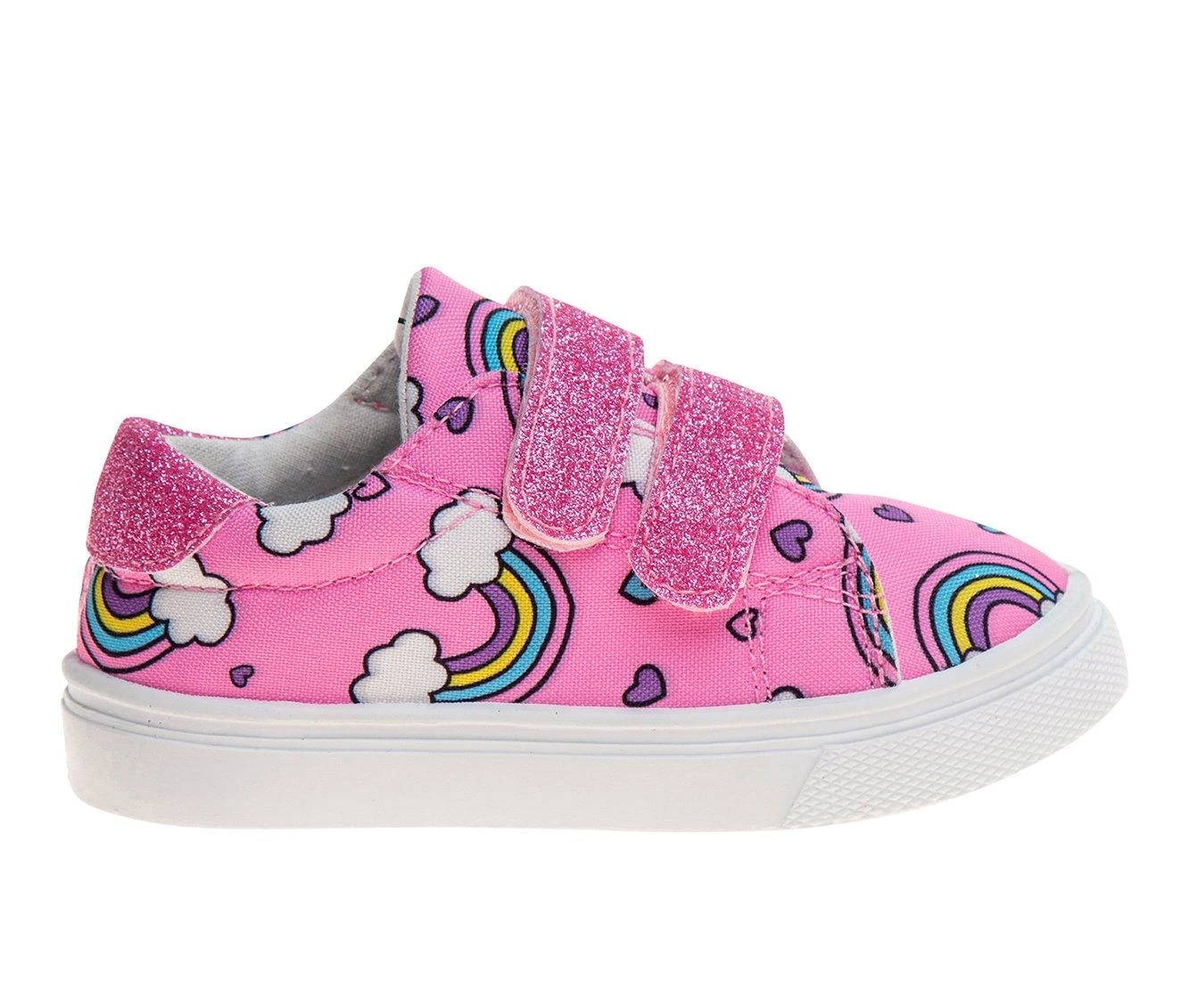 Girls' Nanette Lepore Toddler Love And Rainbows Sneakers 2 Girls' Nanette Lepore Toddler Love And Rainbows Sneakers - Image 2