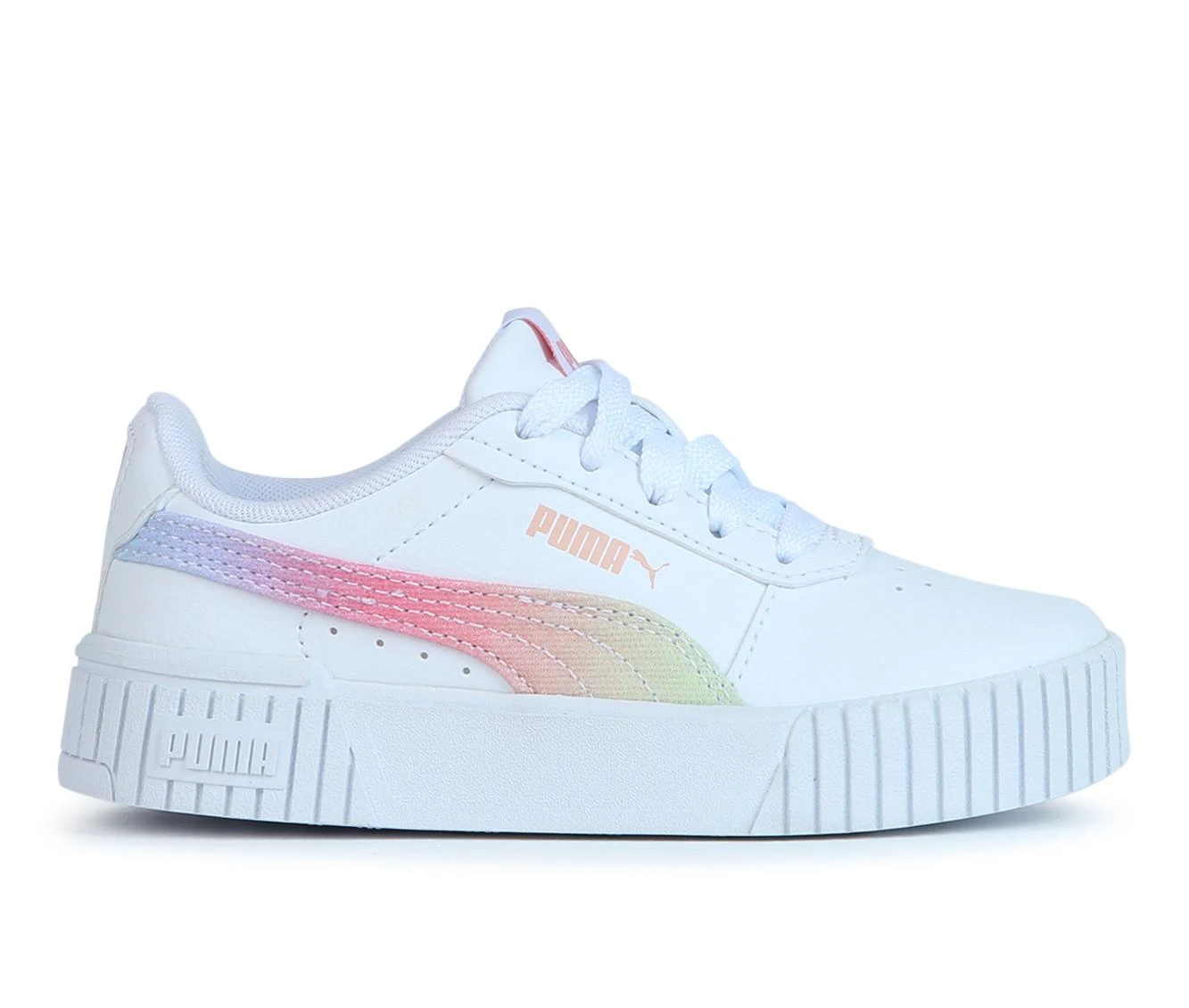 Girls' Puma Little Kid Carina 2.0 Butterfly Sneakers 2 Girls' Puma Little Kid Carina 2.0 Butterfly Sneakers - Image 2