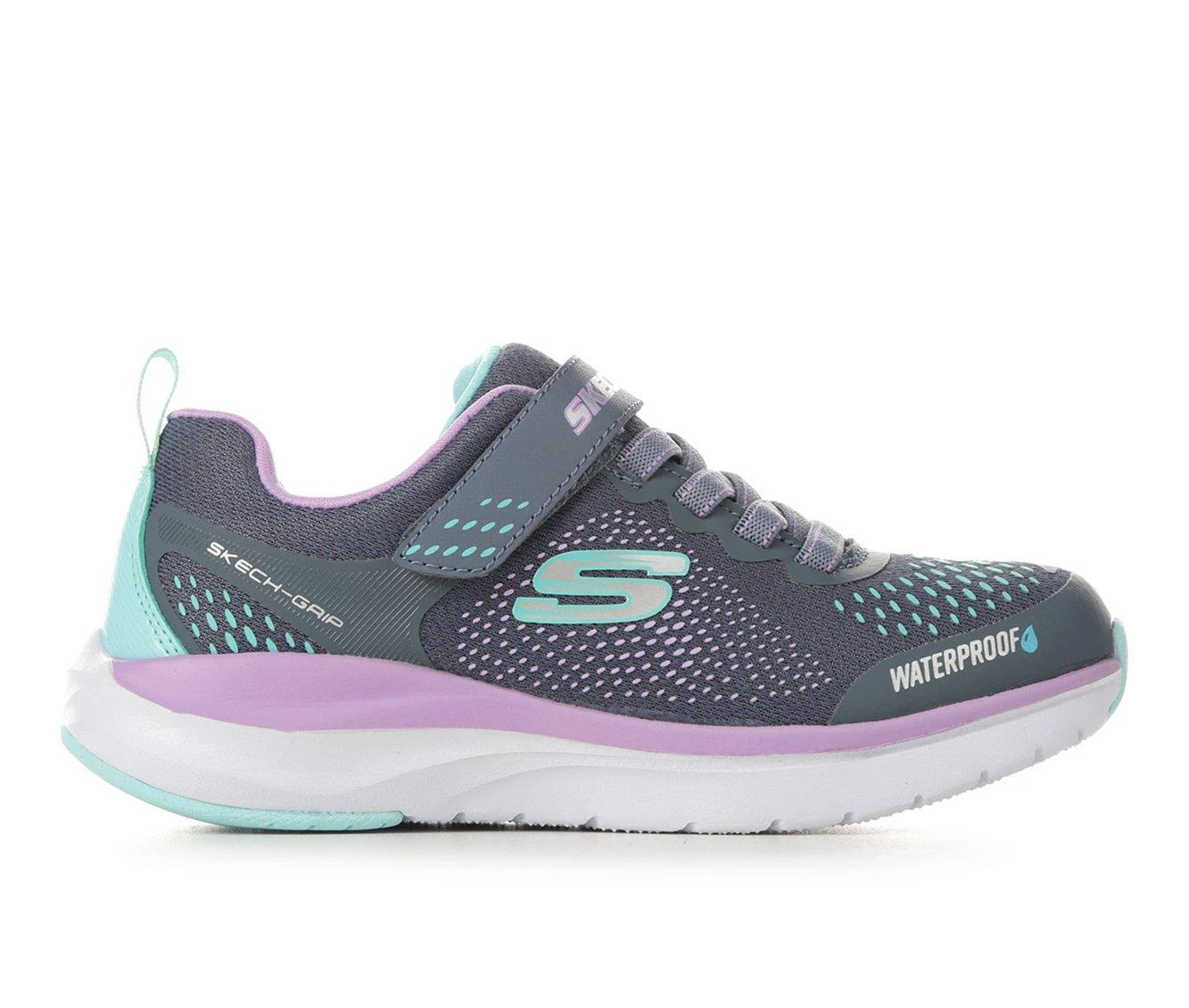 Girls' Skechers Little Kid & Big Kid Ultra Groove Hydro Mist Running Shoes 2 Girls' Skechers Little Kid & Big Kid Ultra Groove Hydro Mist Running Shoes - Image 2