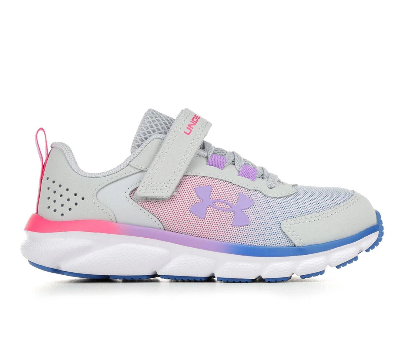 Girls' Under Armour Little Kid Assert 9 Wide Running Shoes 2 Girls' Under Armour Little Kid Assert 9 Wide Running Shoes - Image 2