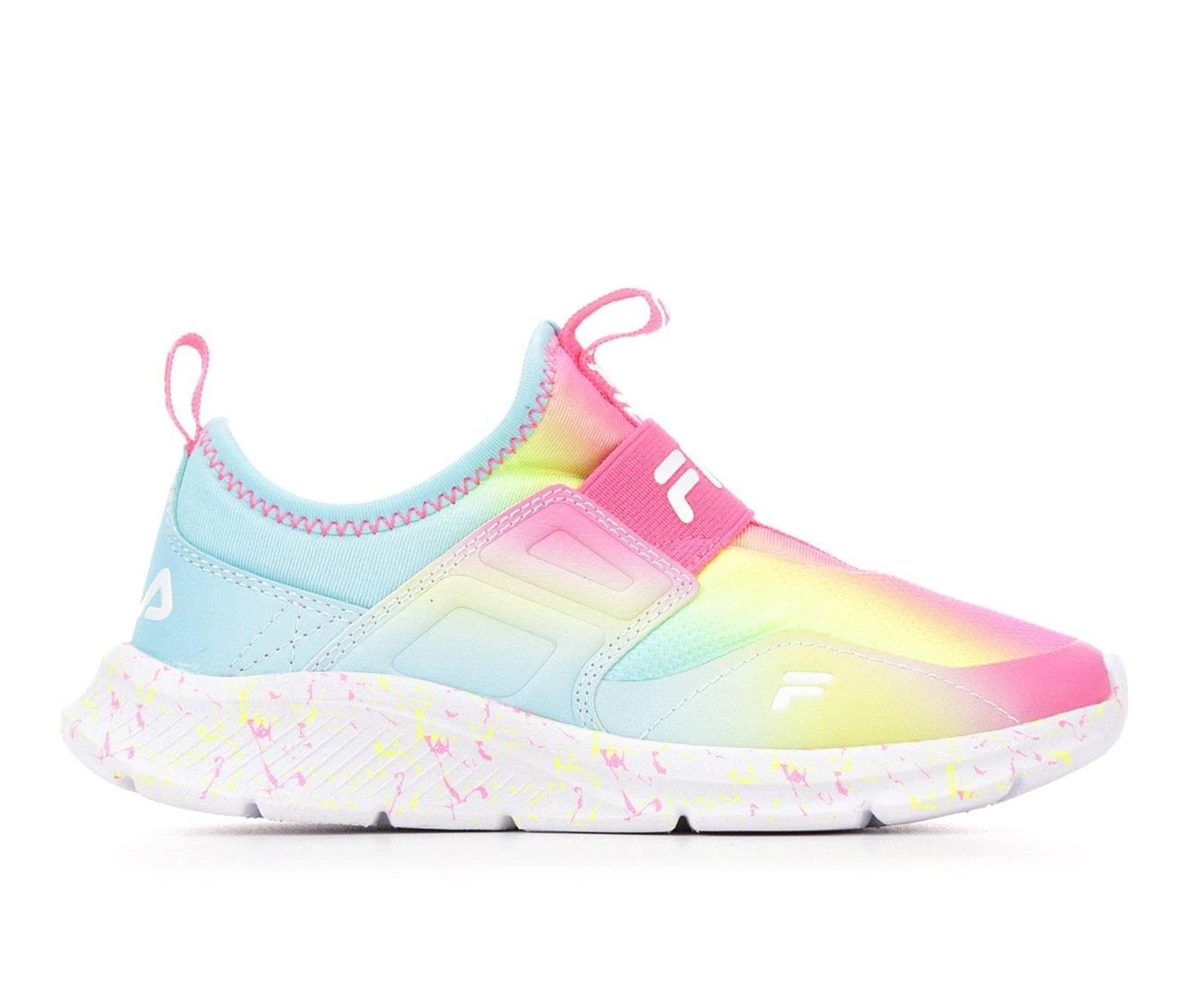 Girls' Fila Little Kid & Big Kid Landbuzzer Marble Running Shoes 2 Girls' Fila Little Kid & Big Kid Landbuzzer Marble Running Shoes - Image 2