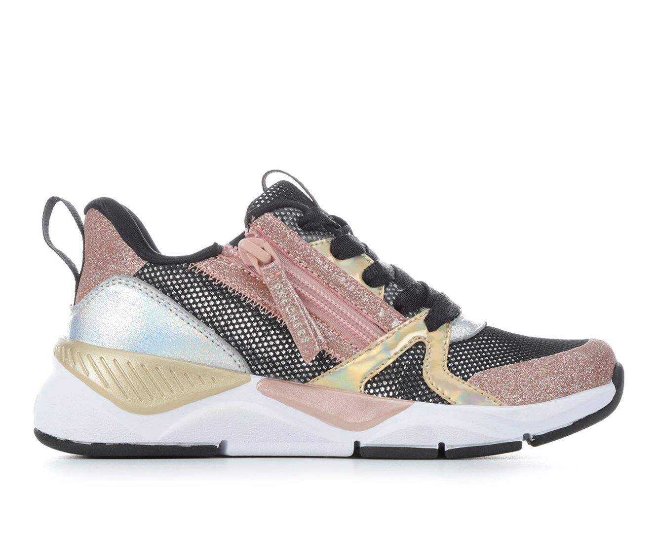 Girls' Skechers Little Kid & Big Kid Shine Status Sleek Shines Sneakers 2 Girls' Skechers Little Kid & Big Kid Shine Status Sleek Shines Sneakers - Image 2