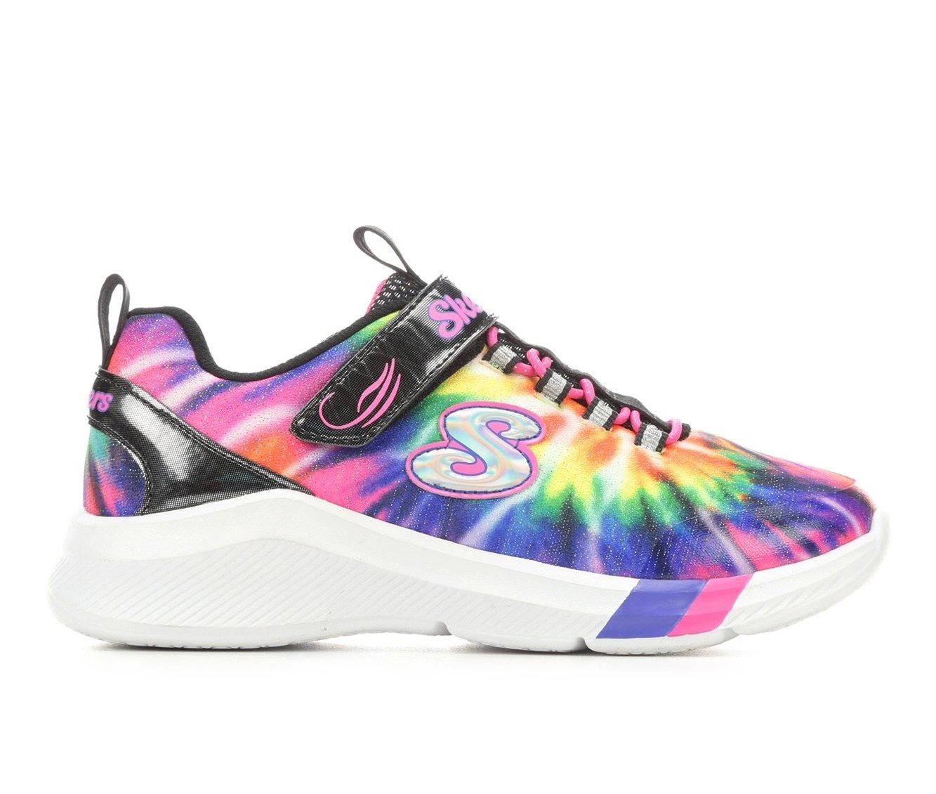 Girls' Skechers Little Kid & Big Kid Dreamy Lites Sunny Groove Running Shoes 2 Girls' Skechers Little Kid & Big Kid Dreamy Lites Sunny Groove Running Shoes - Image 2