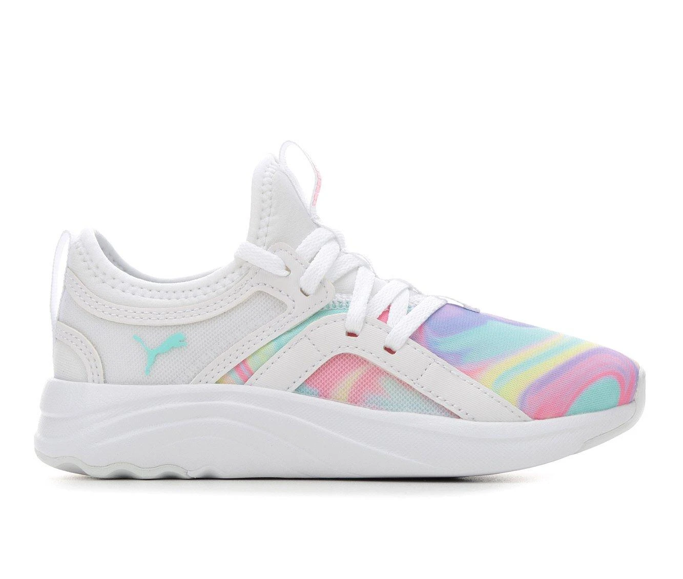 Girls' Puma Little Kid & Big Kid SoftRide Sophia Swirl Running Shoes 2 Girls' Puma Little Kid & Big Kid SoftRide Sophia Swirl Running Shoes - Image 2