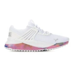 Alternative view of Girls' Puma Little Kid Pacer Future Bleached Running Shoes