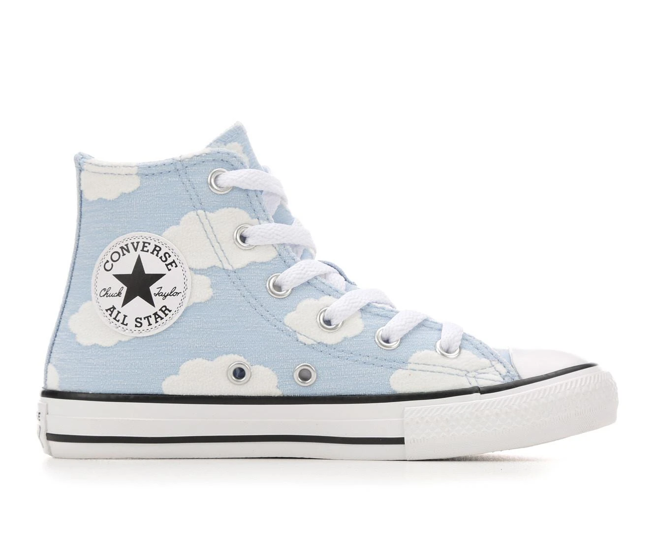 Girls' Converse Little Kid Chuck Taylor All Star Cloudy Mid Sneakers 2 Girls' Converse Little Kid Chuck Taylor All Star Cloudy Mid Sneakers - Image 2