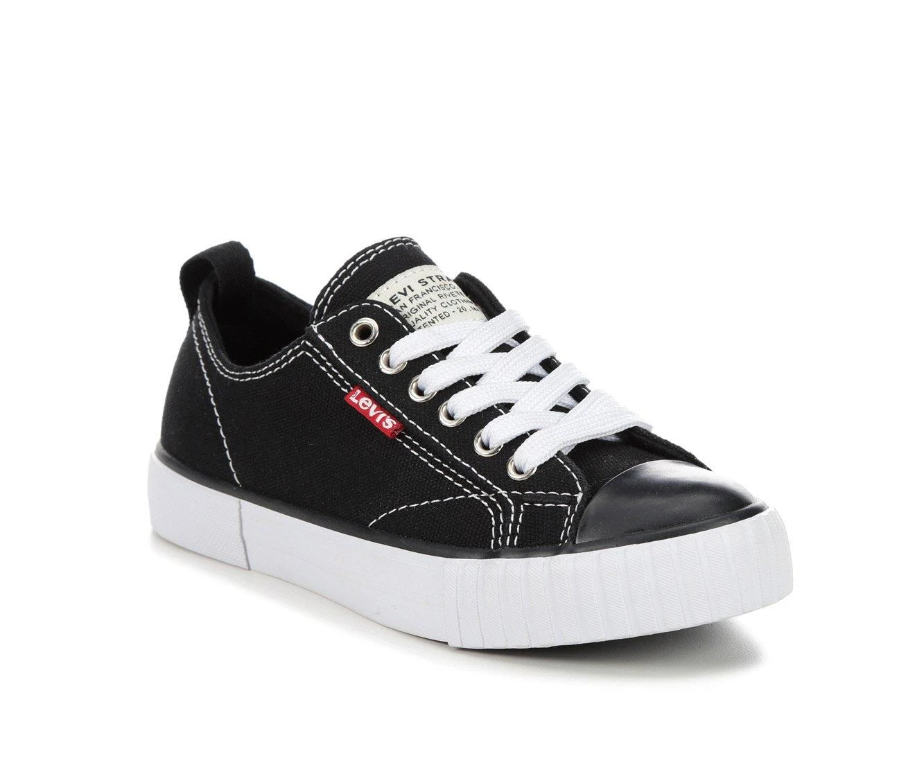 Girls' Levis Little Kid Anikan Canvas Sneakers 3 Girls' Levis Little Kid Anikan Canvas Sneakers - Image 3