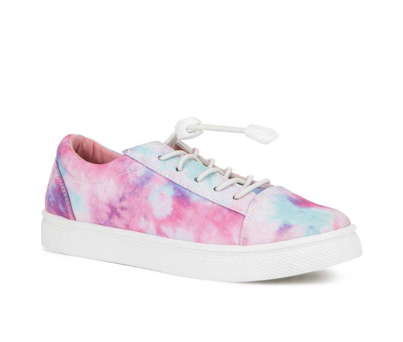 Girls' Olivia Miller Little Kid & Big Kid Pink Colorburst Sneakers 3 Girls' Olivia Miller Little Kid & Big Kid Pink Colorburst Sneakers - Image 3