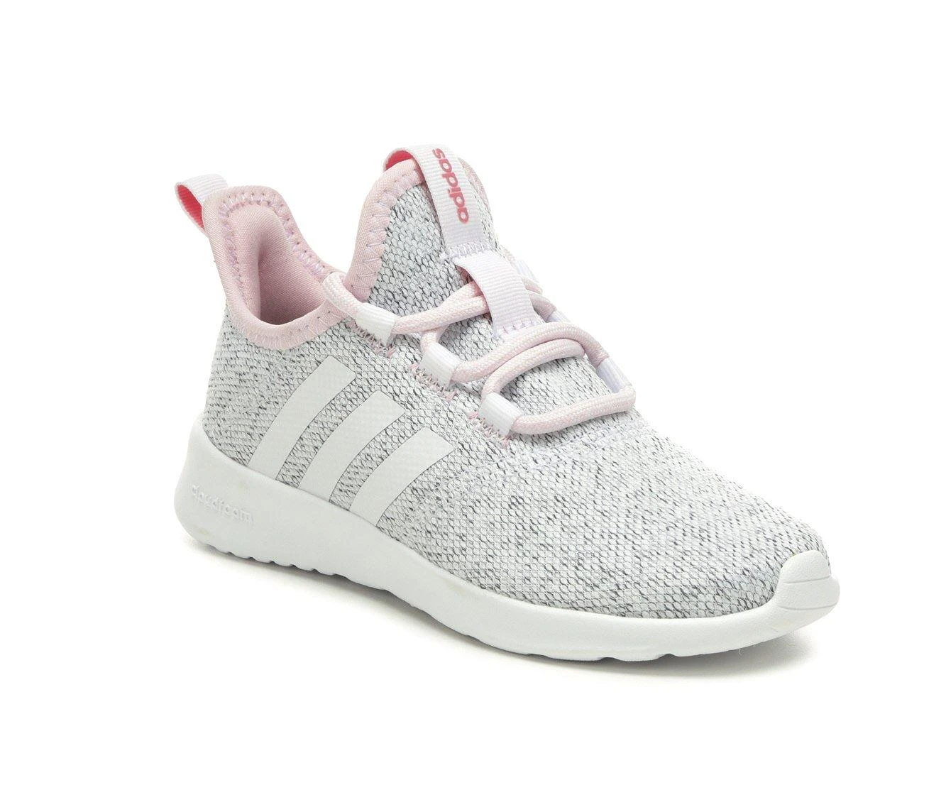 Girls' Adidas Little Kid & Big Kid Cloudfoam Pure 2.0 Sustainable Sneakers 3 Girls' Adidas Little Kid & Big Kid Cloudfoam Pure 2.0 Sustainable Sneakers - Image 3
