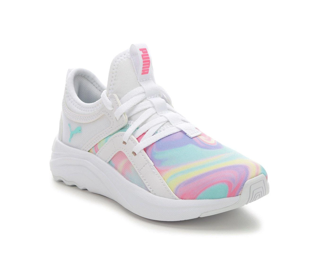 Girls' Puma Little Kid & Big Kid SoftRide Sophia Swirl Running Shoes 3 Girls' Puma Little Kid & Big Kid SoftRide Sophia Swirl Running Shoes - Image 3