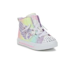 Girls' Skechers Toddler Twinkle Sparks Wing Charm Light-Up High-Top Sneakers -Shoe Carnival Sales 2 53
