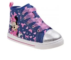 Girls' Disney Toddler & Little Kid CH18030 Minnie Mouse High-Top Sneakers -Shoe Carnival Sales 2 530