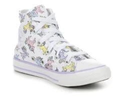Girls' Converse Little Kid Chuck Taylor All Star Unicorn Mid Sneakers -Shoe Carnival Sales 2 542