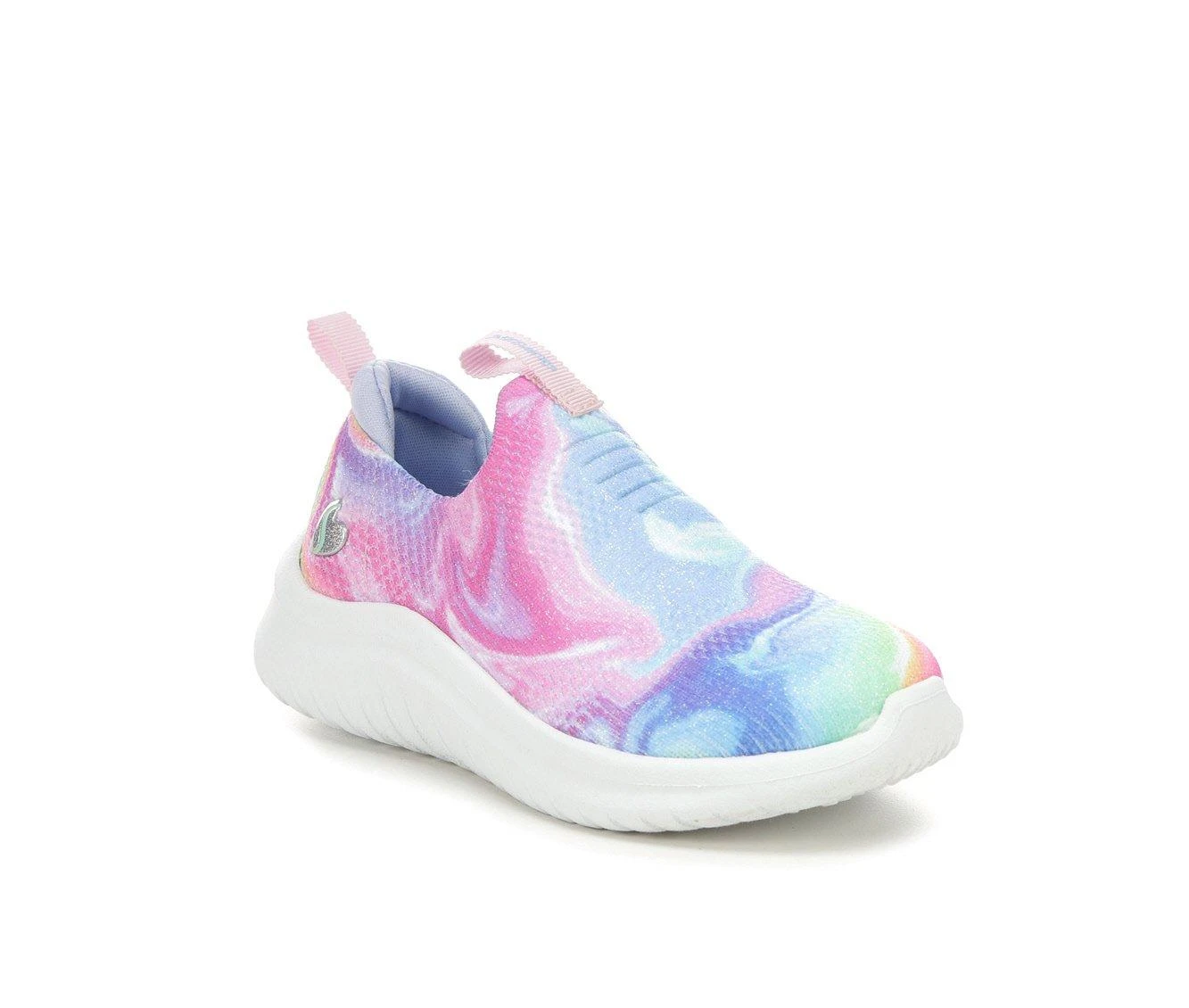 Girls' Skechers Toddler Ultra Flex 2.0 Swirlology Slip-On Sneakers 3 Girls' Skechers Toddler Ultra Flex 2.0 Swirlology Slip-On Sneakers - Image 3