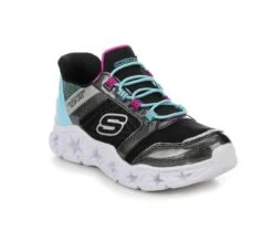 Girls' Skechers Little Kid & Big Kid Adapt Galaxy Lites Slip-Ins Light-Up Sneakers -Shoe Carnival Sales 2 77