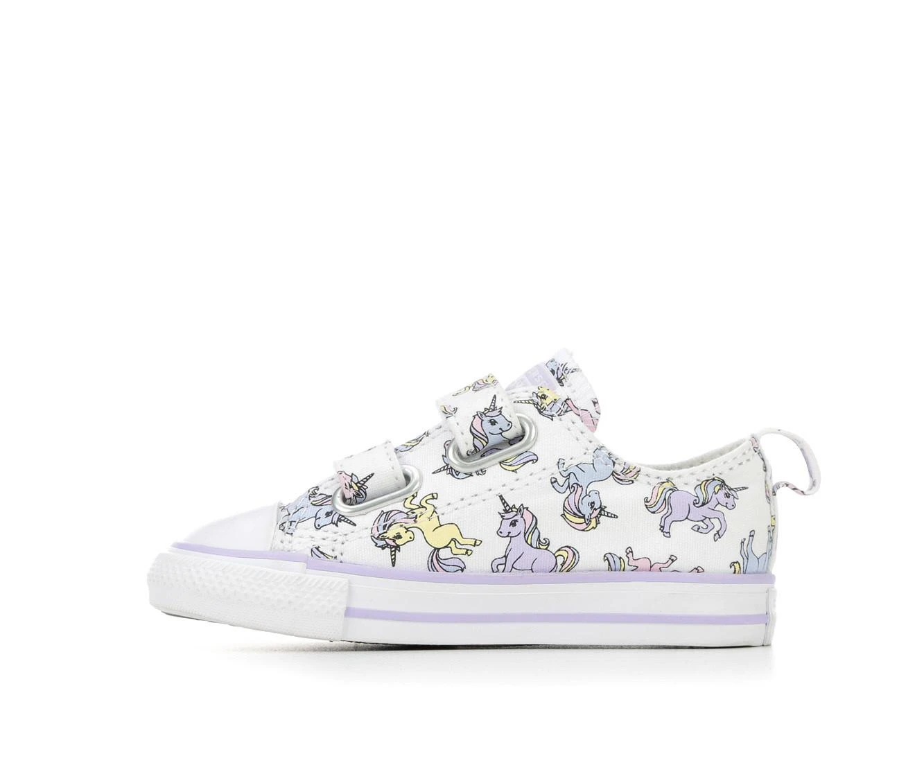 Girls' Converse Toddler Unicorn 2V Oxford Sneakers 4 Girls' Converse Toddler Unicorn 2V Oxford Sneakers - Image 4