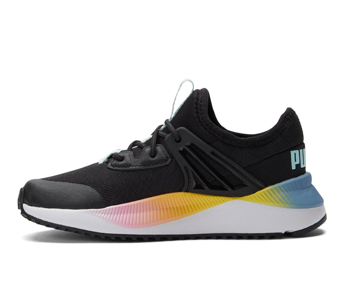 Girls' Puma Little Kid Pacer Future Rainbow Running Shoes 4 Girls' Puma Little Kid Pacer Future Rainbow Running Shoes - Image 4