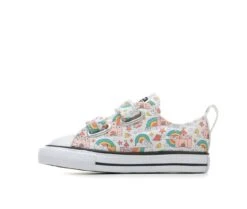 Girls' Converse Infant & Toddler Chuck Taylor All Star 2V Castle Ox Sneakers -Shoe Carnival Sales 3 18