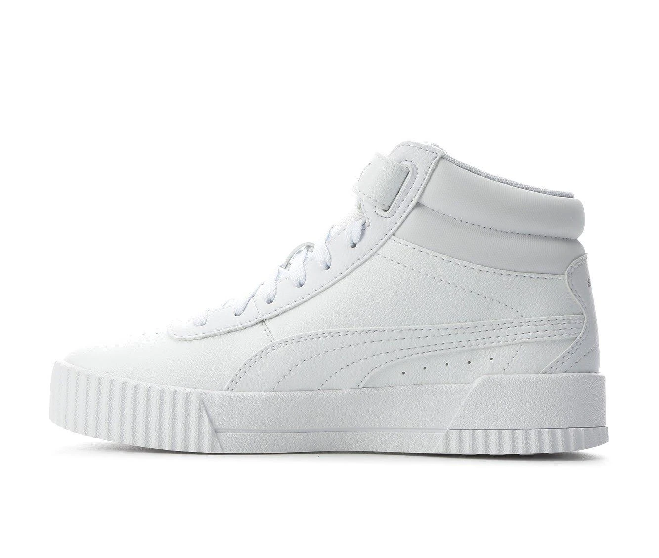 Girls' Puma Big Kid Carina Mid Jr Sneakers 4 Girls' Puma Big Kid Carina Mid Jr Sneakers - Image 4