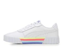 Girls' Puma Big Kid Carina 2.0 Stripes Sneakers -Shoe Carnival Sales 3 25