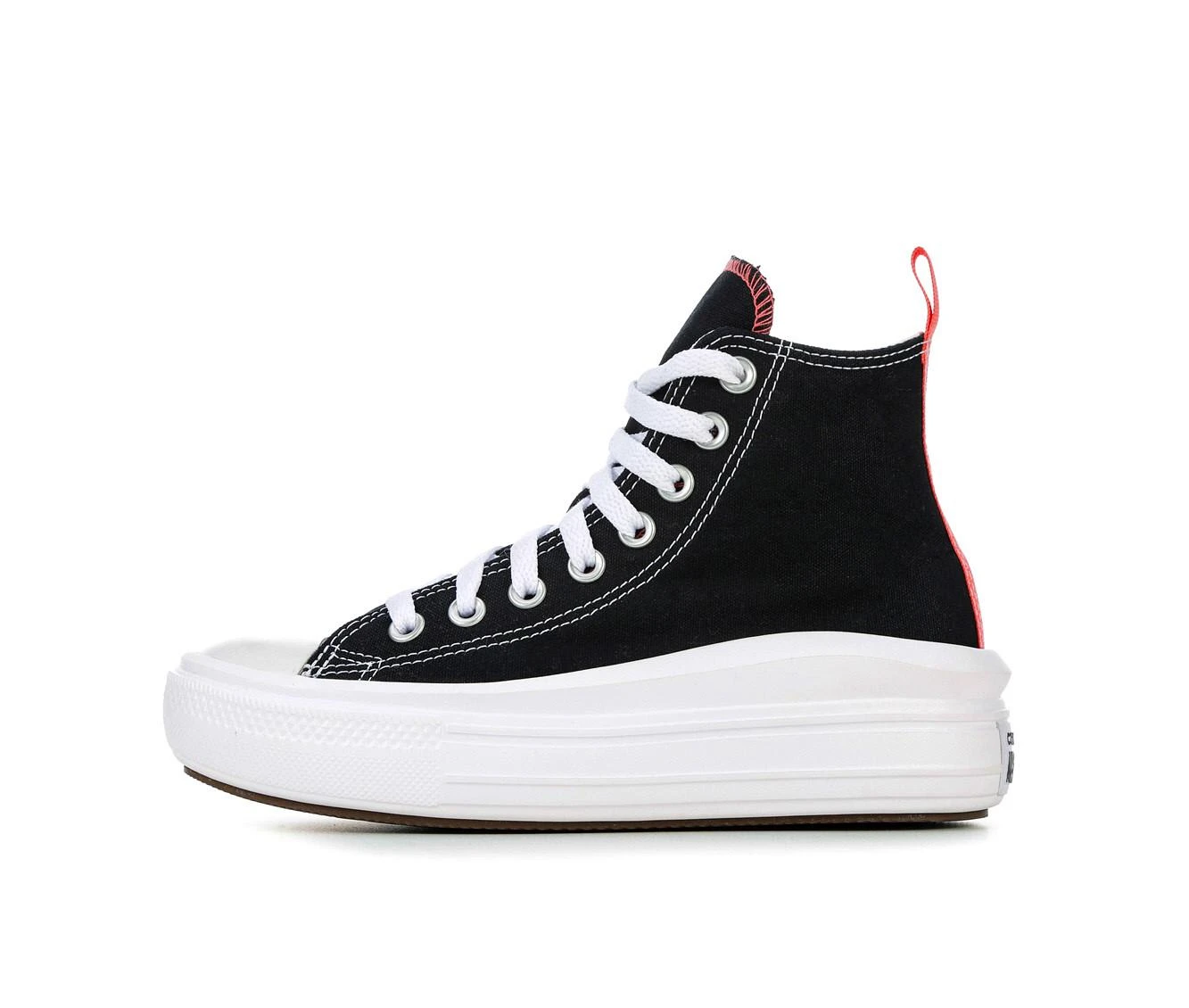 Girls' Converse Little Kid Chuck Taylor Move Platform Sneakers 4 Girls' Converse Little Kid Chuck Taylor Move Platform Sneakers - Image 4