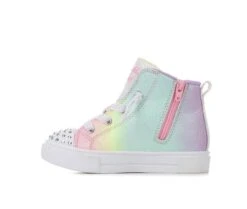 Girls' Skechers Toddler Twinkle Sparks Wing Charm Light-Up High-Top Sneakers -Shoe Carnival Sales 3 53