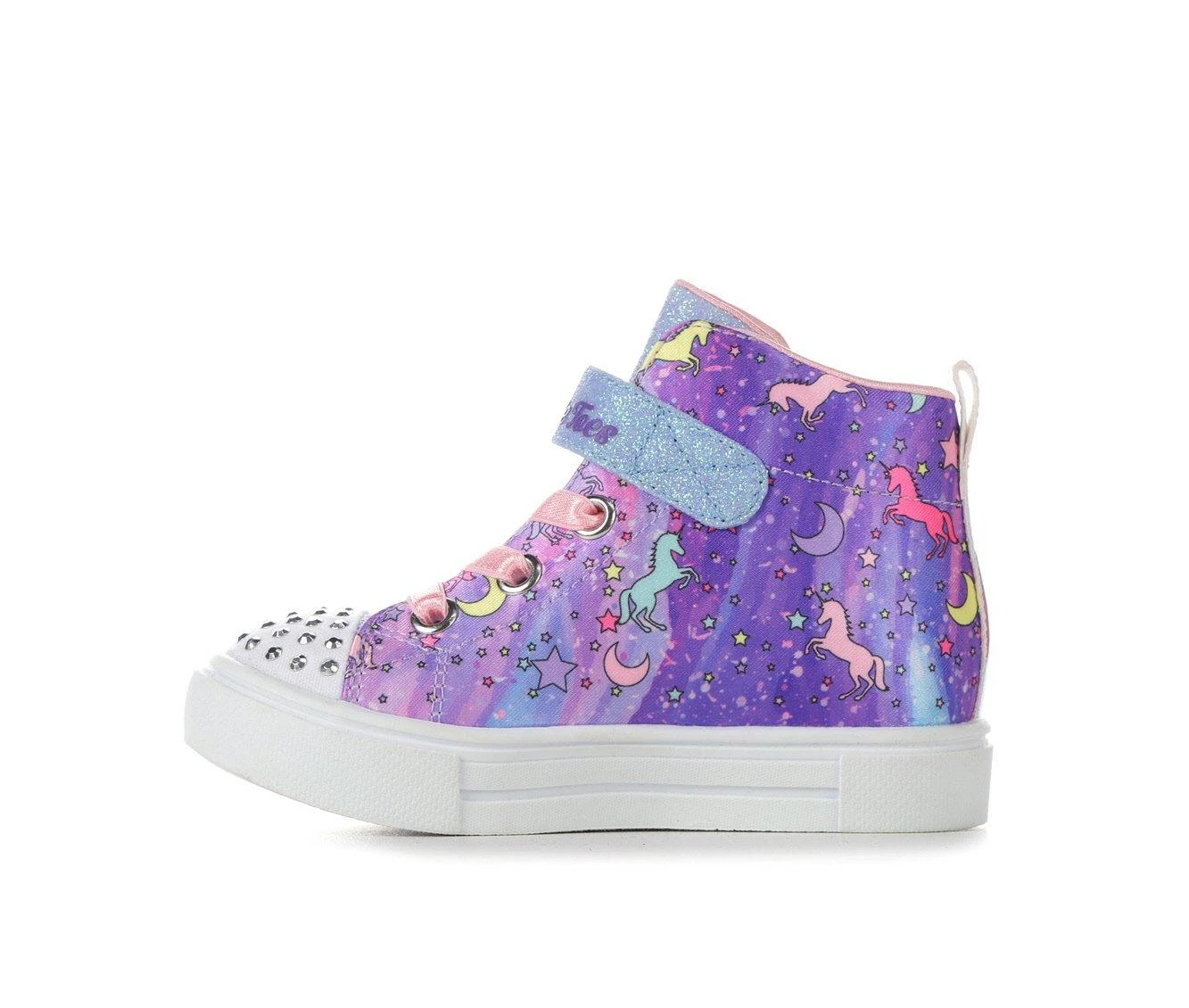 Girls' Skechers Toddler Twinkle Sparks Unicorn Light-Up High-Top Sneakers 4 Girls' Skechers Toddler Twinkle Sparks Unicorn Light-Up High-Top Sneakers - Image 4