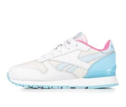 Girls' Reebok Little Kid Classic Step N Flash Light-Up Running Shoes -Shoe Carnival Sales 3 58