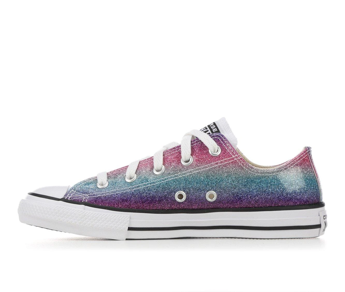 Girls' Converse Little Kid Chuck Taylor All Star Glitter Drip Sneakers 4 Girls' Converse Little Kid Chuck Taylor All Star Glitter Drip Sneakers - Image 4