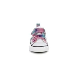 Girls' Converse Toddler Chuck Taylor All Star 2V Glitter Drip Sneakers -Shoe Carnival Sales 4 119