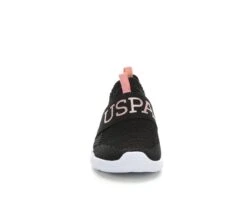 Girls' US Polo Assn Little Kid & Big Kid Cabana Slip-On Sneakers -Shoe Carnival Sales 4 608