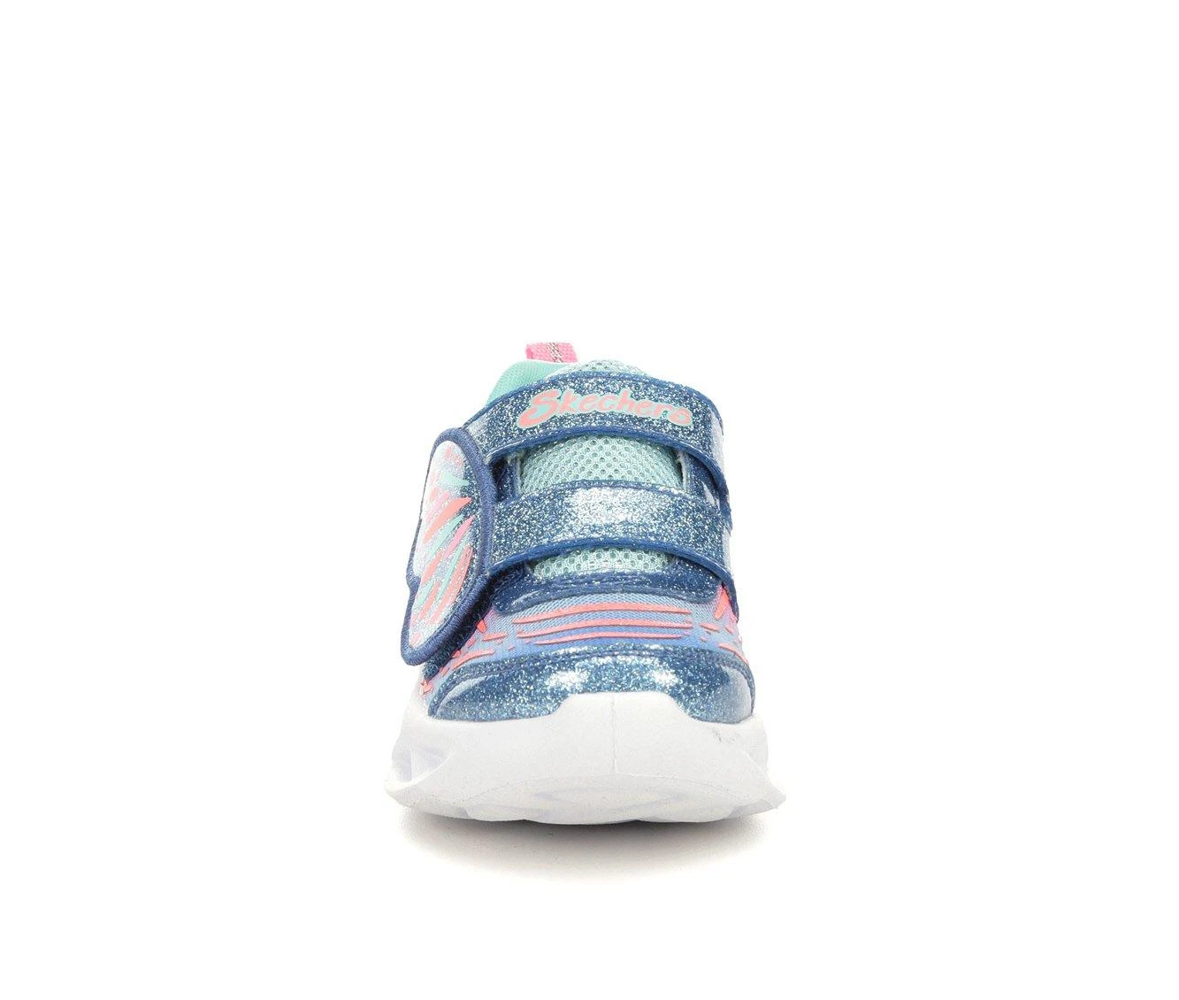 Girls' Skechers Toddler & Little Kid Twisty Brights Wingin' It Light-Up Sneakers 5 Girls' Skechers Toddler & Little Kid Twisty Brights Wingin' It Light-Up Sneakers - Image 5