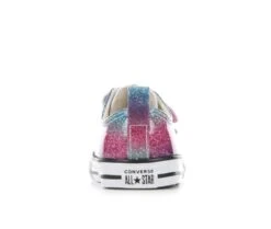 Girls' Converse Toddler Chuck Taylor All Star 2V Glitter Drip Sneakers -Shoe Carnival Sales 5 119