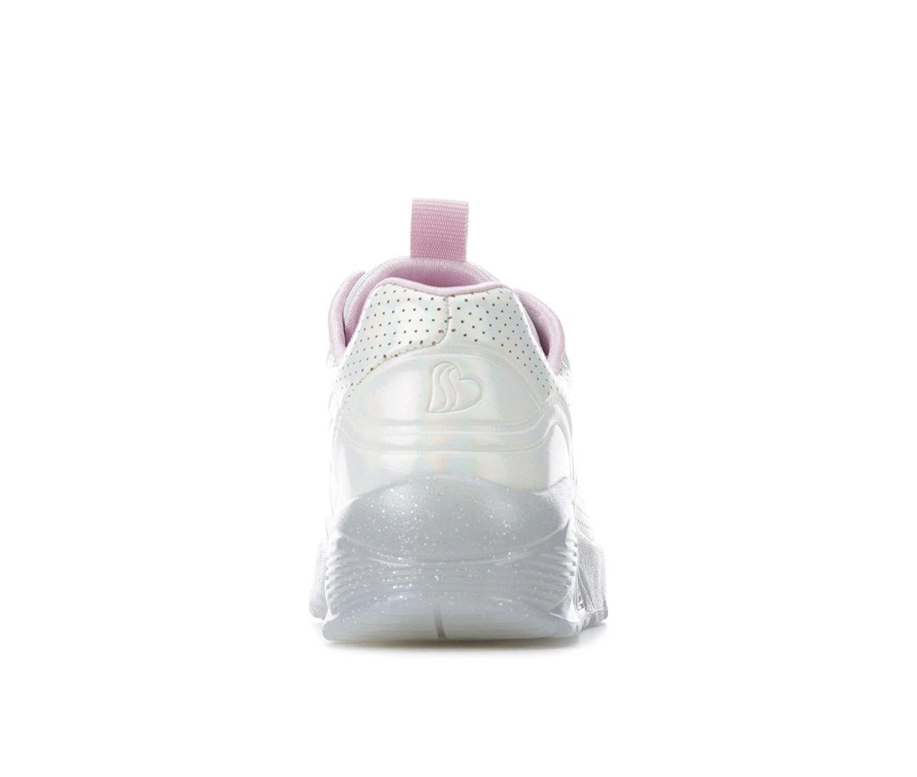 Girls' Skechers Little Kid & Big Kid Uno Ice Prism Luxe Wedge Sneakers 6 Girls' Skechers Little Kid & Big Kid Uno Ice Prism Luxe Wedge Sneakers - Image 6