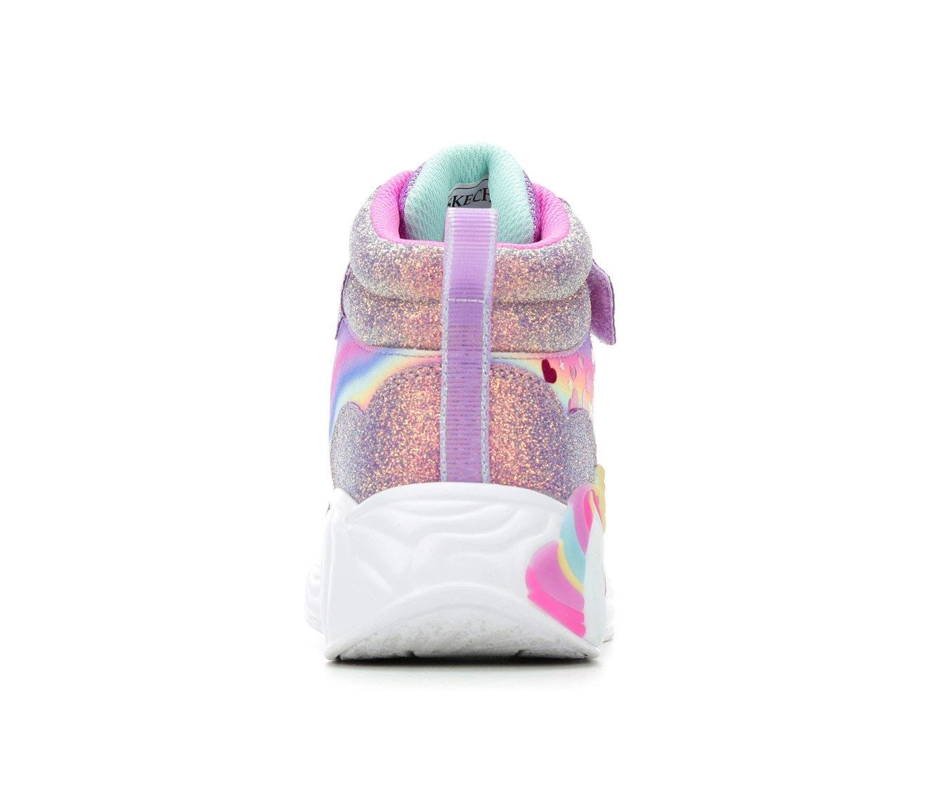 Girls' Skechers Little Kid & Big Kid Unicorn Dreams Light-Up High-Top Sneakers 6 Girls' Skechers Little Kid & Big Kid Unicorn Dreams Light-Up High-Top Sneakers - Image 6