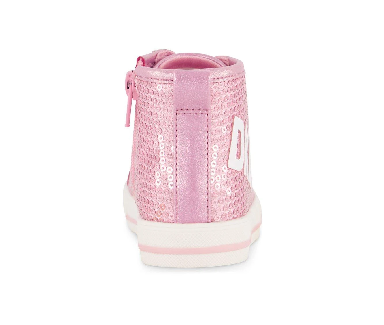 Girls' DKNY Toddler Hannah Sequin High Top Sneakers 6 Girls' DKNY Toddler Hannah Sequin High Top Sneakers - Image 6