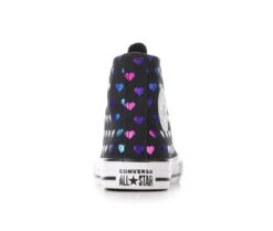 Girls' Converse Little Kid Chuck Taylor All Star Foil Heart Hi Sneakers -Shoe Carnival Sales 5 547